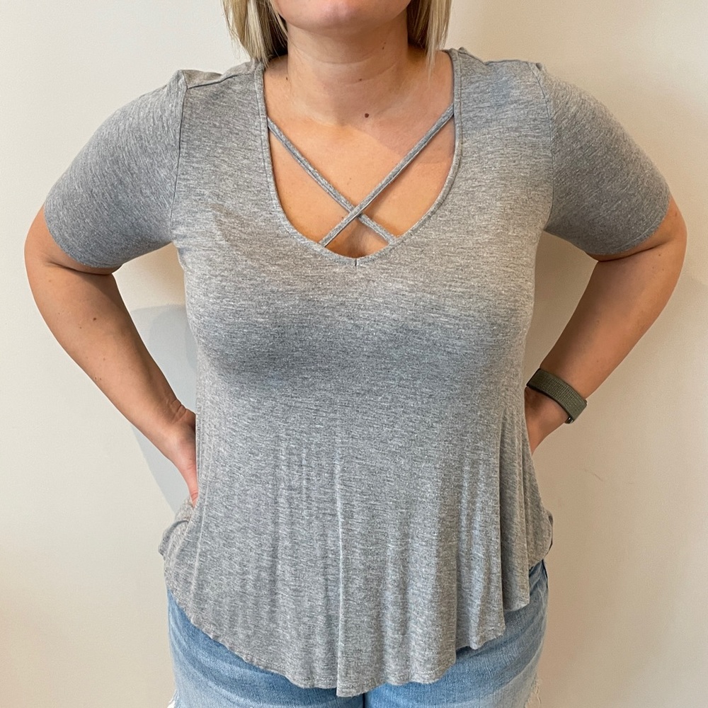 Grey Short Sleeve Tee